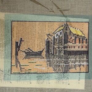 Elsa Williams Needlepoint Kit Samuel S Thorpe Harbor Scene KPN-176 Vintage 5x7